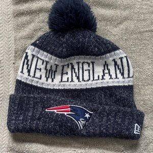 New England patriots Knit Beanie with Pom new era NFL